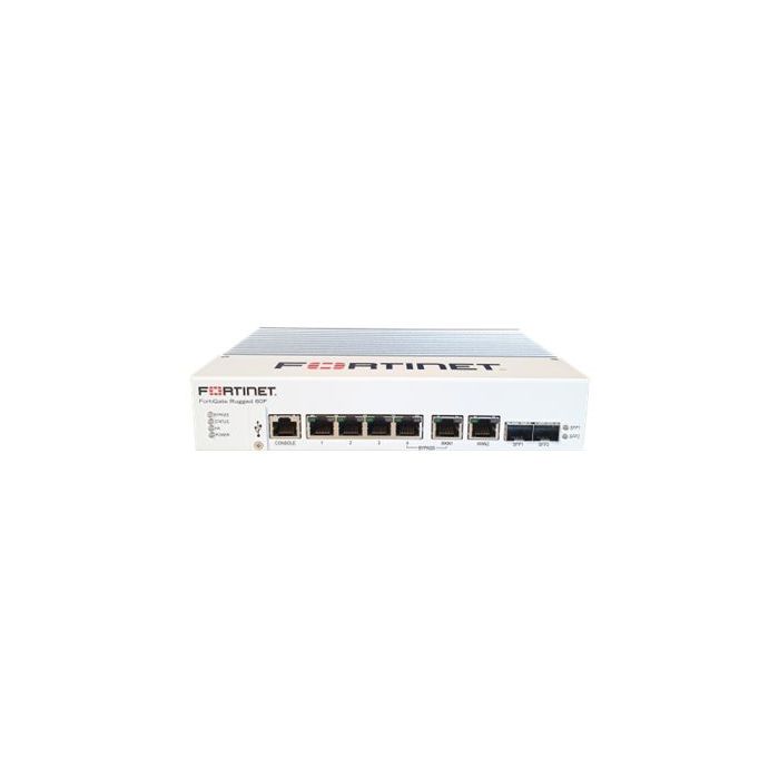 FGR-60F-BDL-950-12 - Fortinet FortiGate Rugged 60F with 1-Year 24x7 FortiCare Support + 1-Year FortiGuard Unified Threat Protection Ruggedized Next-Generation Firewall Appliance