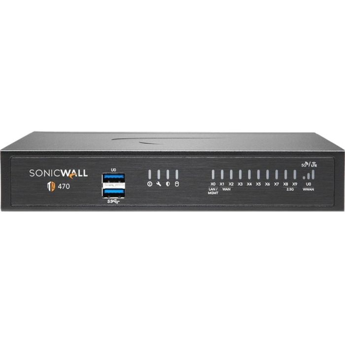 02-SSC-6801 - SonicWall TZ470 Network Security Firewall Appliance