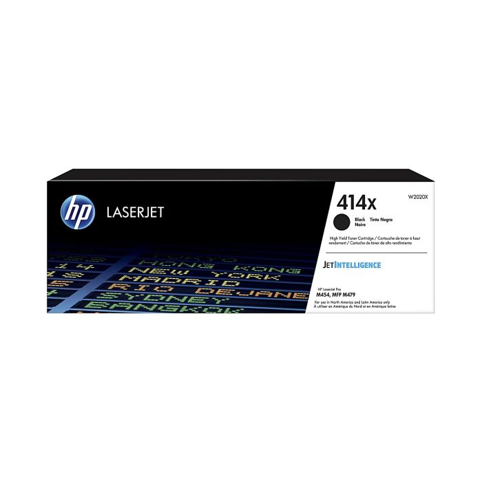 W2020X - HP 414X High-Yield 7500 Pages Black Toner Cartridge for LaserJet Enterprise M455dn and M480f