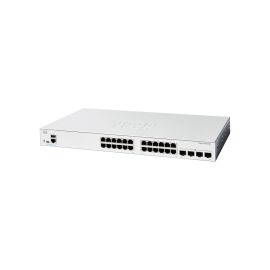 C1200-24T-4G - Cisco Catalyst 1200 Series 24-Ports 10/100/1000BASE-T Ethernet Layer 3 Rack-mountable Managed Network Switch with 4-Ports SFP