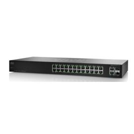 SF102-24-AR - Cisco 24-Ports 10/100Base-TX Fast Ethernet 10/100/1000Base-T Gigabit Rack-mountable Switch (Refurbished)