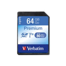 44024 - Verbatim Americas 64Gb Sdxc Memory Card Uhs-I Class 10