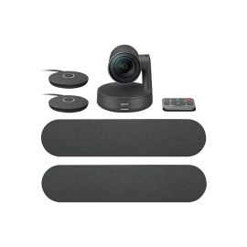 960-001225 - Logitech Rally 4K Ptz Camera, Rally Speakers(2) Mic Pods (2), Table Hub, Display Hub, Rem