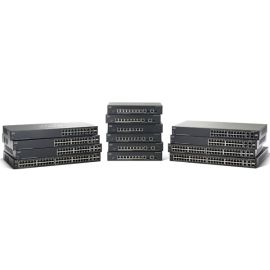 SF350-48-K9 - Cisco 350 Series 48-Ports 10/100BASE-T Ethernet Layer 3 Rack-mountable Managed Smart Switch