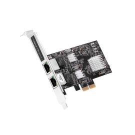 LB-GE0711-S1 - Siig Adds Two 2.5G Ethernet Ports Via An Available Pcie 2.1 X4 Slot To Server Or Desk