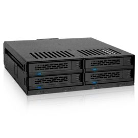 MB324SP-B - Icy Dock 4Bay 2.5 SAS SATA HDD SSD HS Mobile Rack f Single 5.25Bay