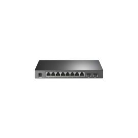 VNDSIHV9U9 - TP-Link TL-SG2210P, Jetstream 8 Port Gigabit Smart Managed PoE Switch, 8 PoE+ Ports @61W, 2 SFP Slots, Omada SDN Integrated, PoE Recovery, IPv6, Static Routing, Limited Lifetime Protection