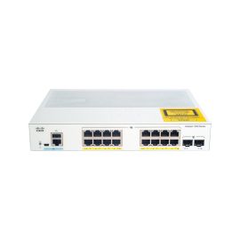 C1000-16T-2G-L - Cisco Catalyst 1000 16-Ports 10/100/1000 Ethernet RJ45 Managed Rack-mountable Network Switch with 2-Ports SFP