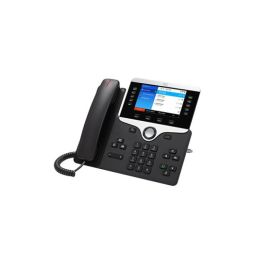 CP-8861-3PW-NA-K9= - Cisco 8861 5-Lines Dual-Port Ethernet 5-inch Color LCD Bluetooth Wi-Fi Multiplatform Firmware IP Phone