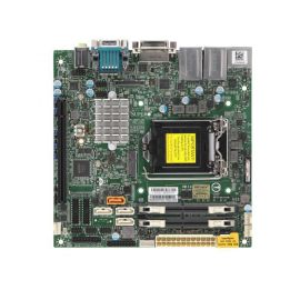 MBD-X11SCV-L-O - SuperMicro Intel H310 Chipset DDR4 2-Slot RAM LGA-1151 Socket Mini-ITX Motherboard for Server