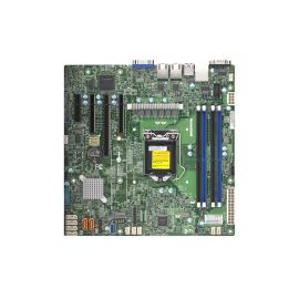 MBD-X12STL-F-B - Supermicro Xeon E-2300 Socket LGA1200 DDR4 SATA M.2 PCI-Express Supported Micro-ATX Workstation Motherboard