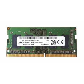 MTA4ATF51264HZ-2G3E1 - Micron 4GB 2400MHz DDR4 PC4-19200 non-ECC Unbuffered CL17 260-Pin SoDimm 1.2V Single Rank Memory Module
